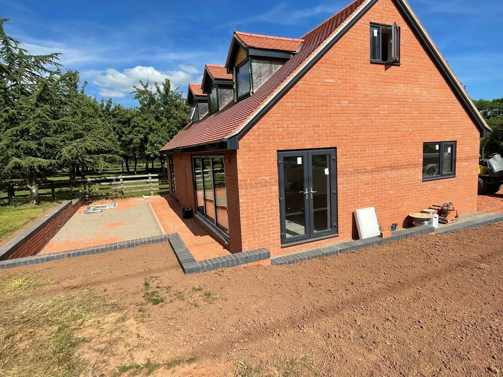 Renovated Forest of Dean property with new brickwork and dormer windows
