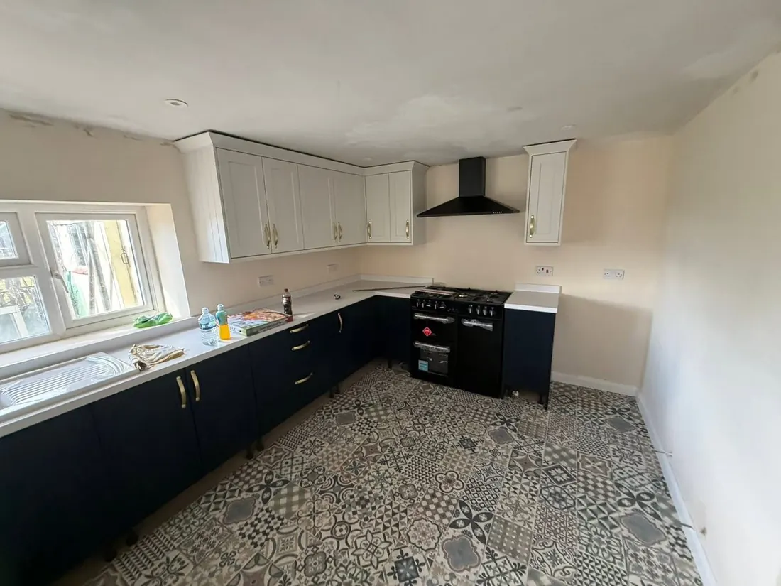 Kitchen refit of the kind common in Mitcheldean's homes
